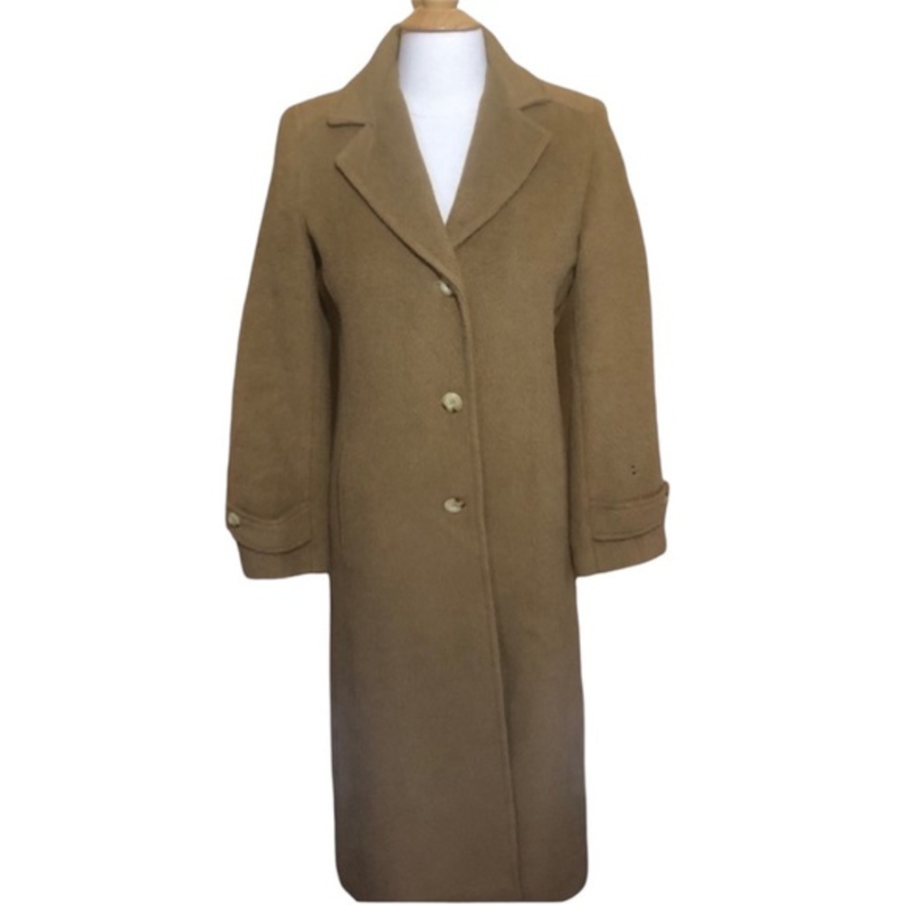 bill blass Camel Teddy Coat